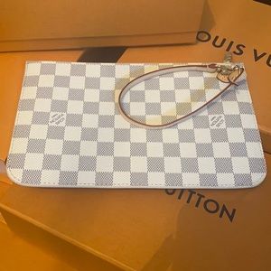❌❌SOLD❌❌Never used! Neverfull Pochette MM size Azur